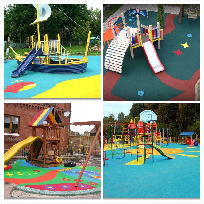 EPDM rubber granules price/rubber playground surface for kids outdoor playground