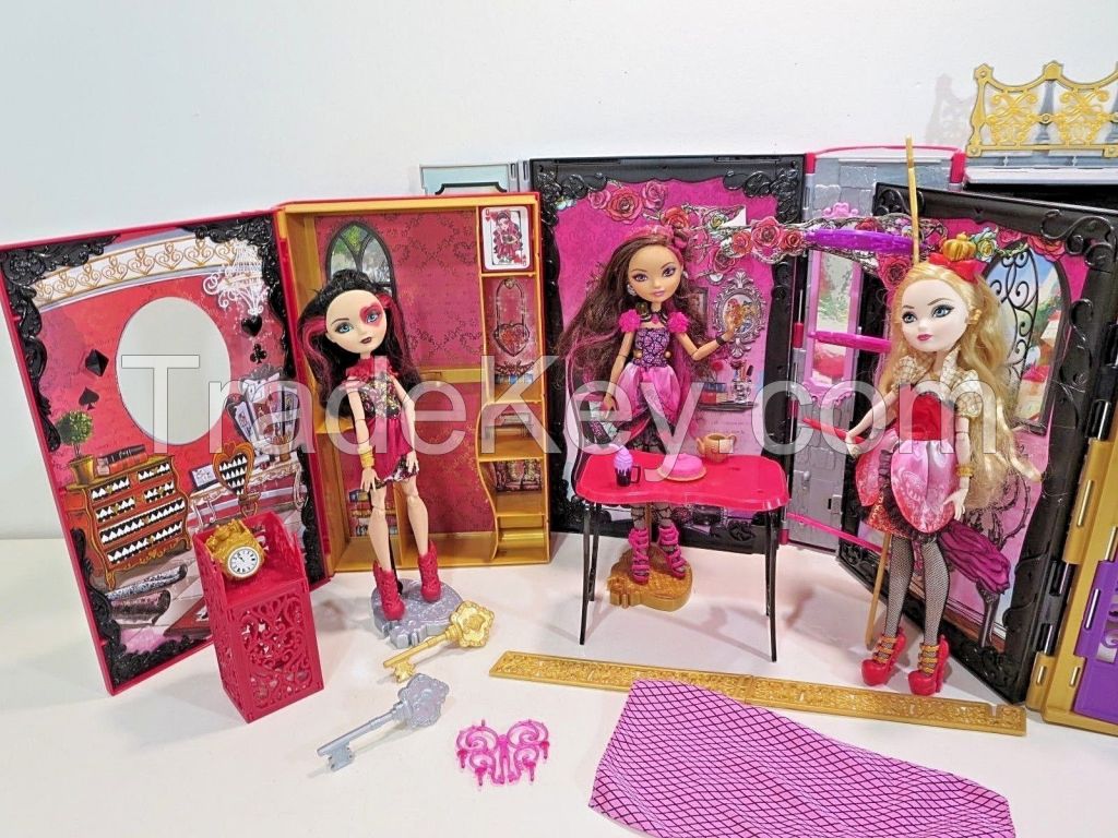 Ever After High Lizzie Hearts Book Club Doll in Original Box, MISSING SHOES