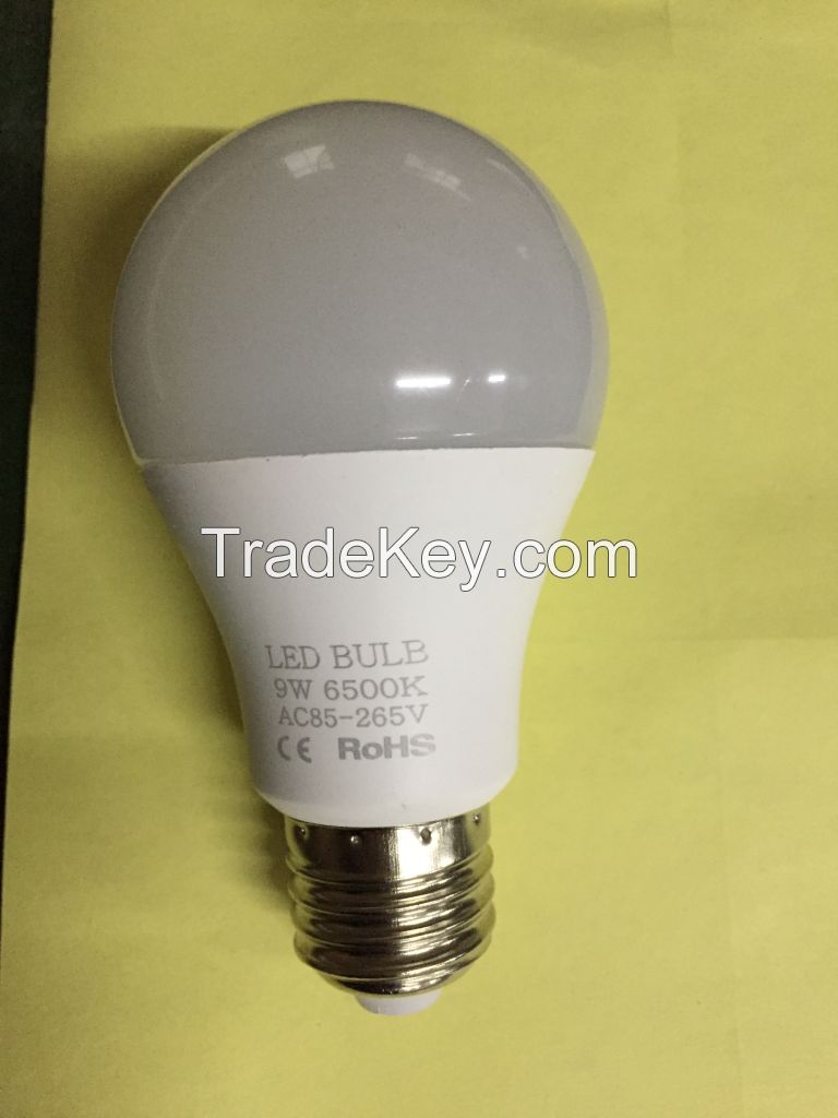 E27 LED bulb lights A60 9W & 12W in CE certificate