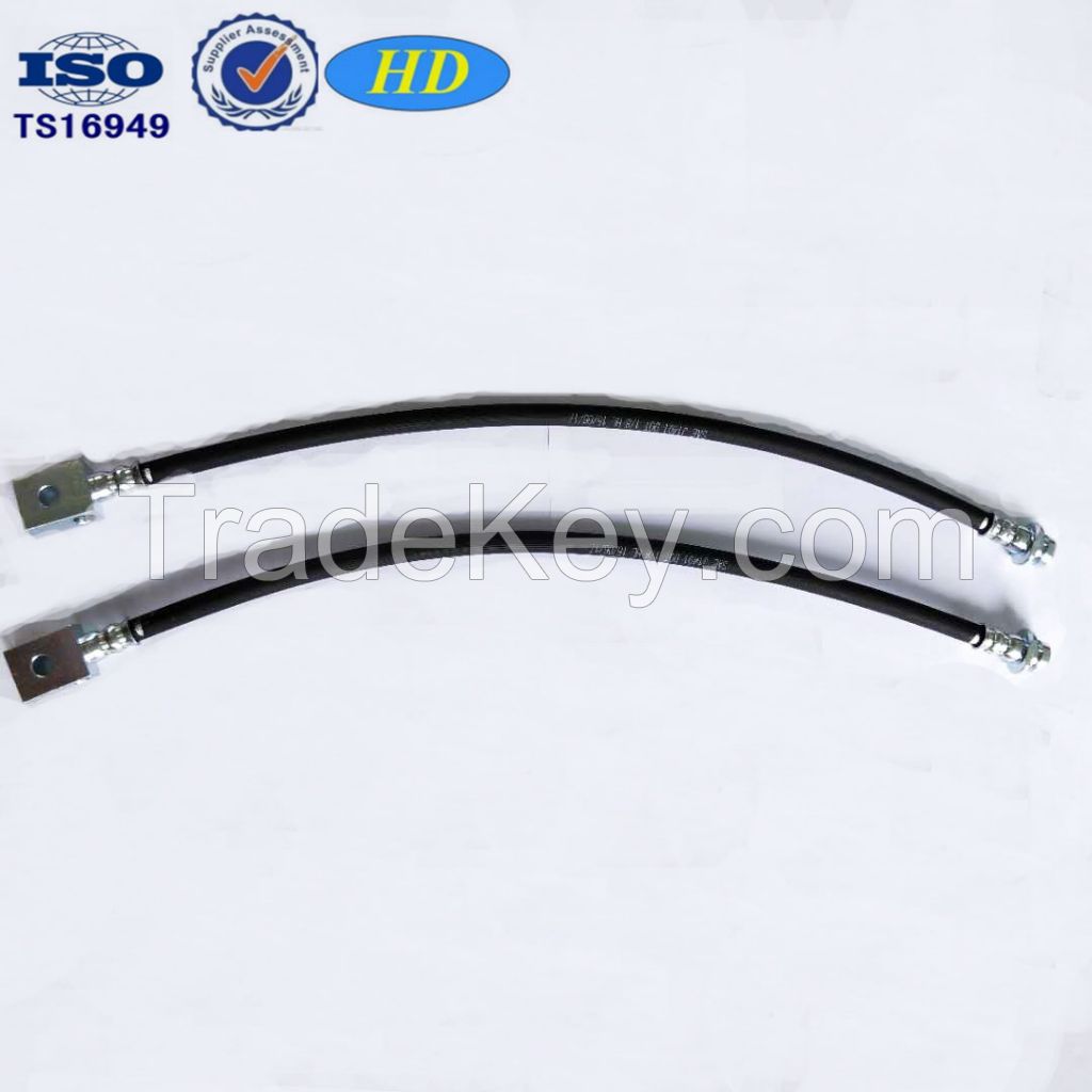 Brake hose and pipe assembly