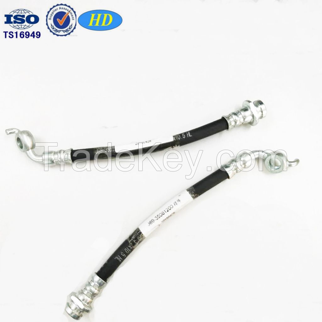 Brake hose and pipe assembly