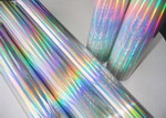 Seamless holographic foil
