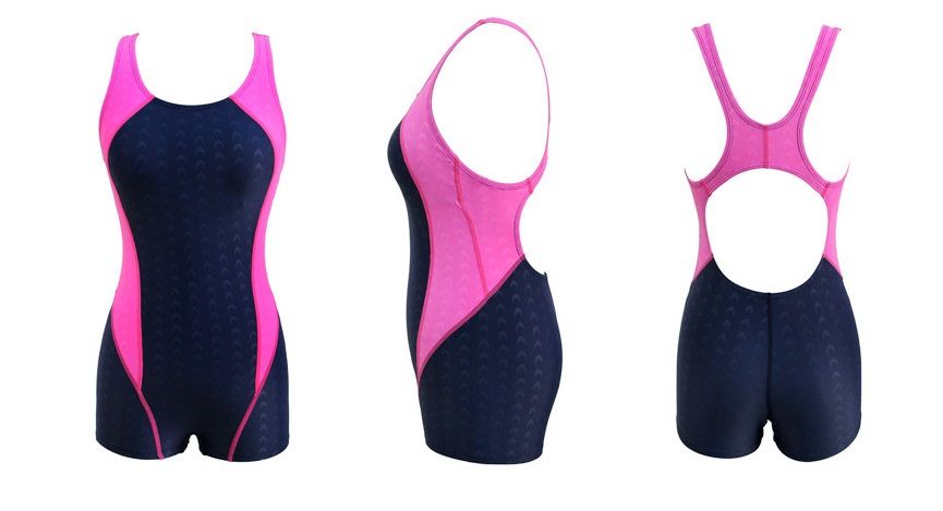 Brand Boxer one-piece swimsuit professional sport swimsuit women athle