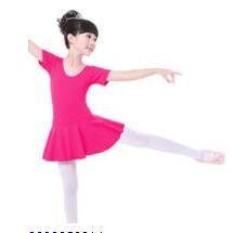 New Latin dance performance clothing exercise suit girls summer short-sleeved Latin skirt children