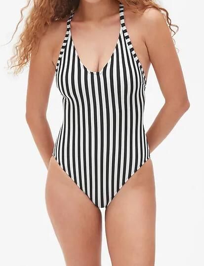 Ribbed Racerback One-Piece Suit