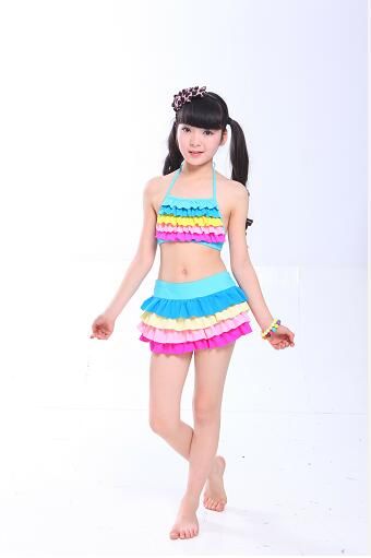 Girls Swimwear Kids Long Sleeve UV Protection teo pieces Rash Guard Set