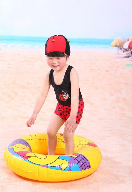 Kids Baby Girls Floral Swimwear One-piece Halter Swimsuit Bathing Suit Beachwear