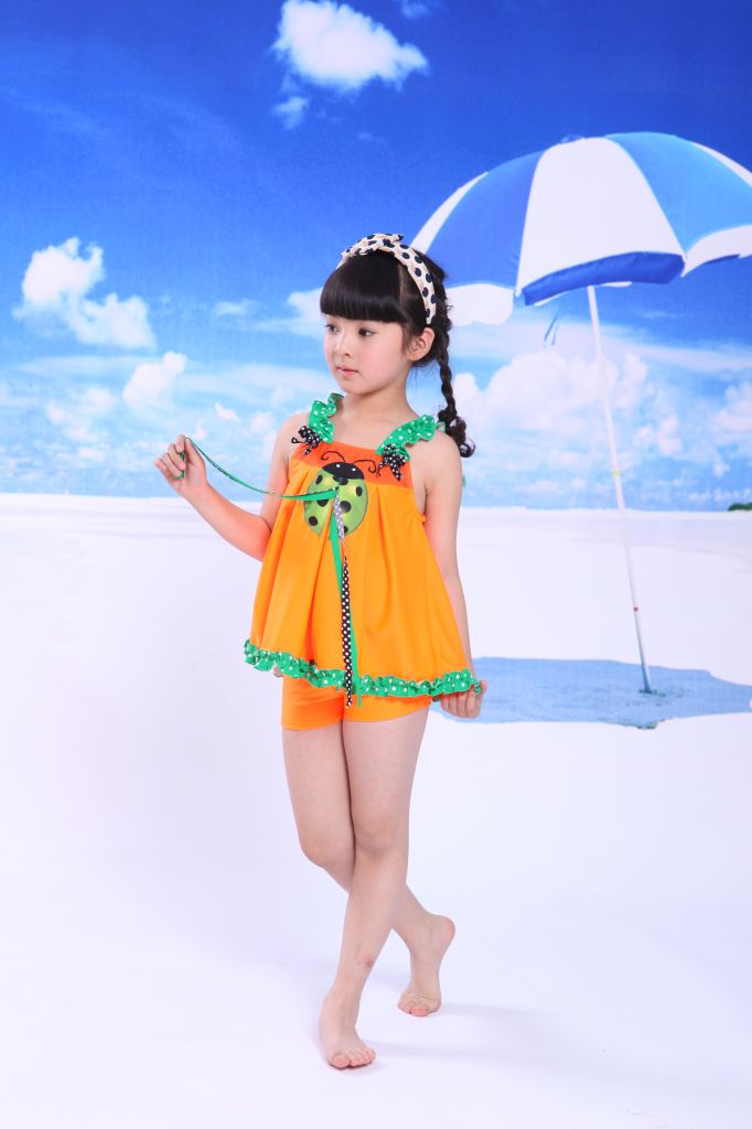 Girl Beetle Swimsuit Sling Bikini