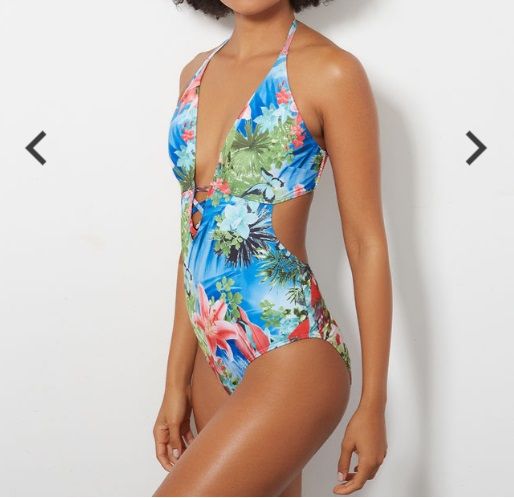 Fiji tropical floral swimsuit