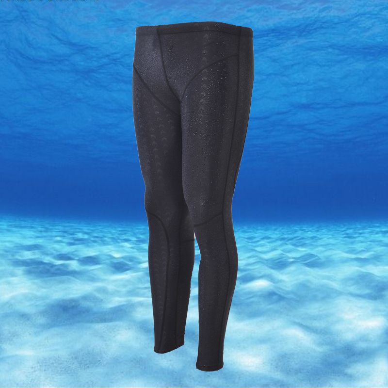 2019 men's bathing suit men's shark skin water repellent swimming trunks men sport long leg Sunga bath Plus size