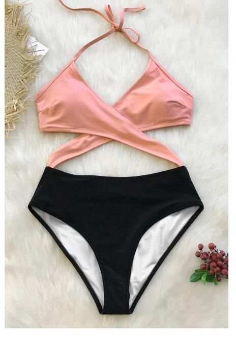 Pink cross with bikini