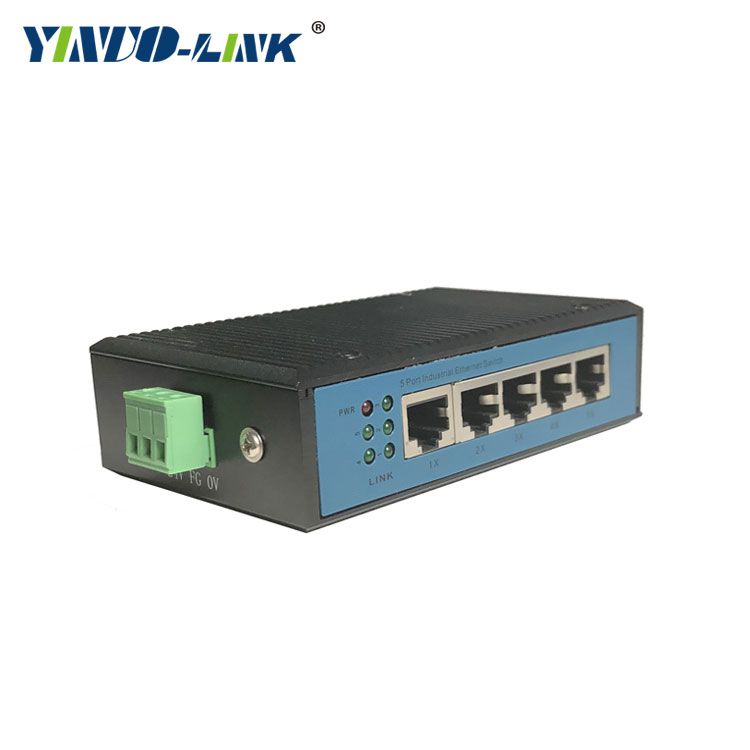 YINUO-LINK 1.5V RJ45 port Industrial Ethernet Switch Plug and Play Eth
