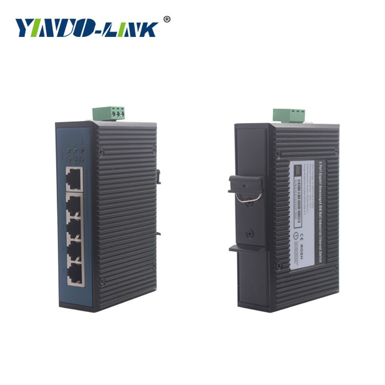 YINUO-LINK 1.5V RJ45 port Industrial Ethernet Switch Plug and Play Eth