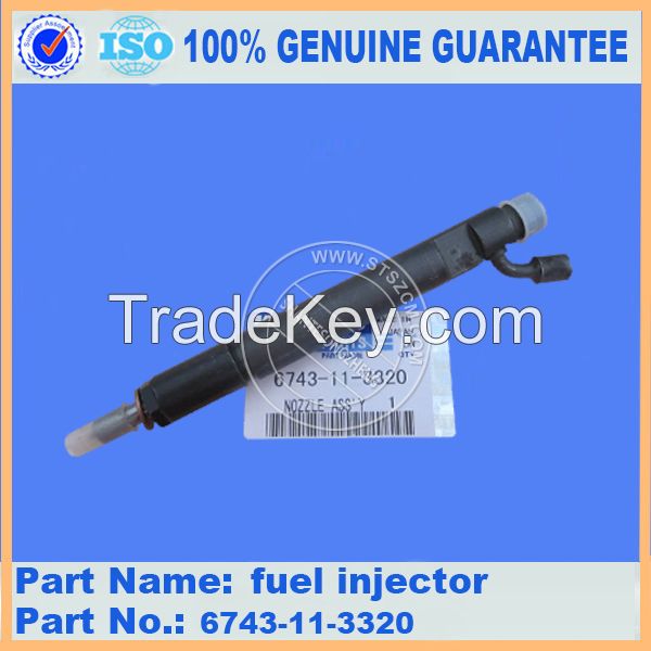 sell excavator PC300-7 fuel injector 6743-11-3320(Email:bj-*****