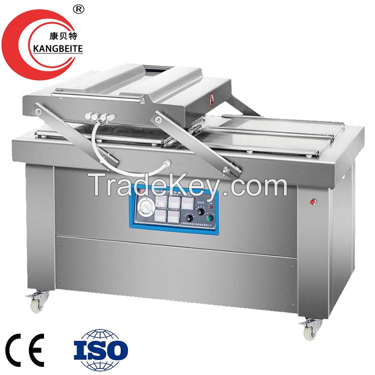 Double chamber vacuum packaging machine