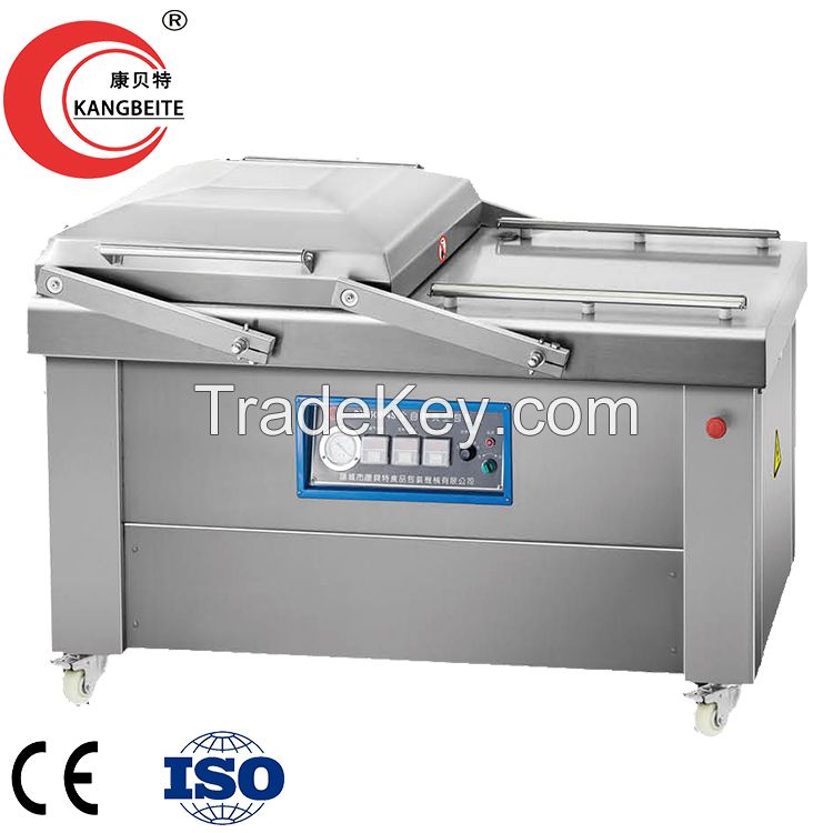 Double chamber vacuum packaging machine