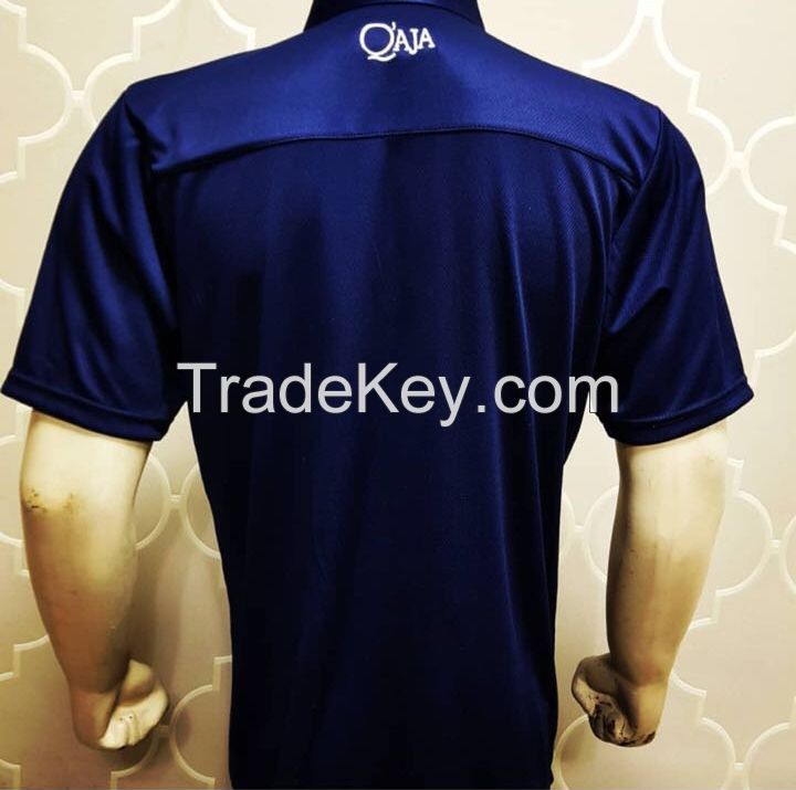 Navy Blue Q Polo Shirt.