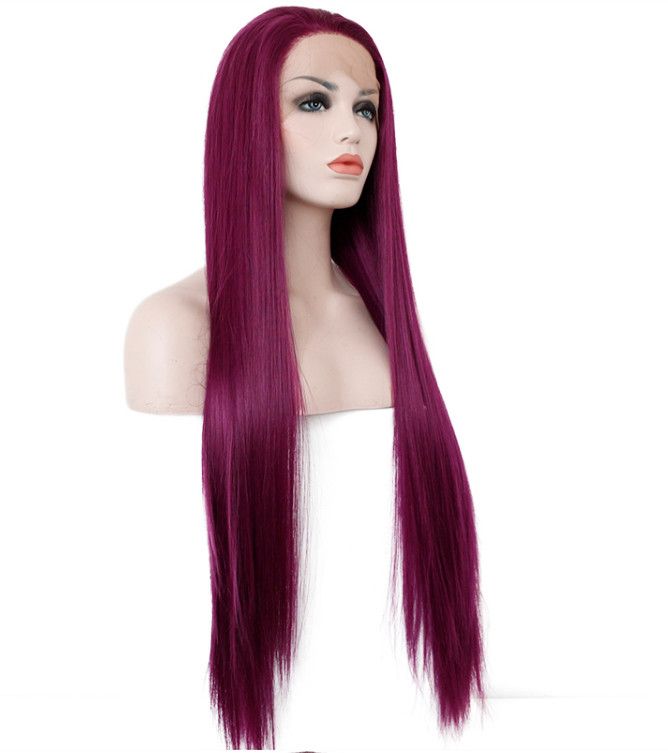 synthetic wig, qingdao wig, lace front wig, synthetic hair, straight synth
