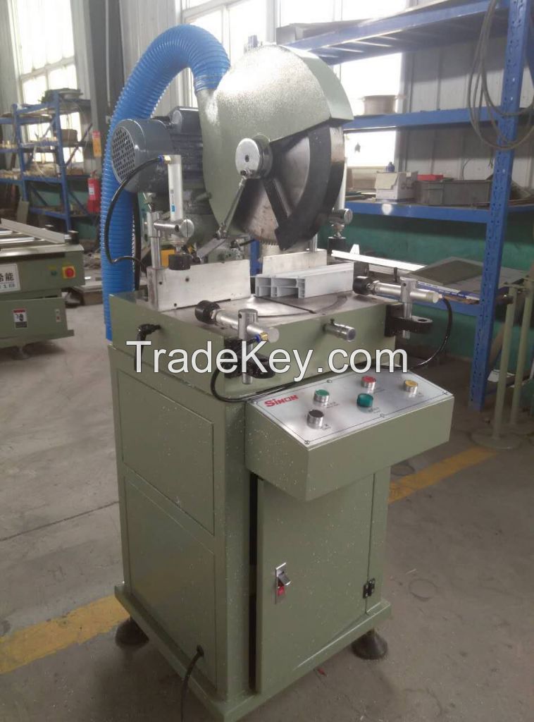 single head upvc window and door cutting machine