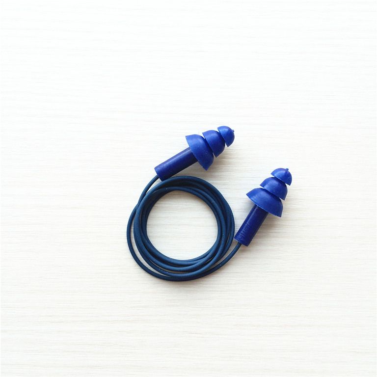 Metal detectable silicone earplugs