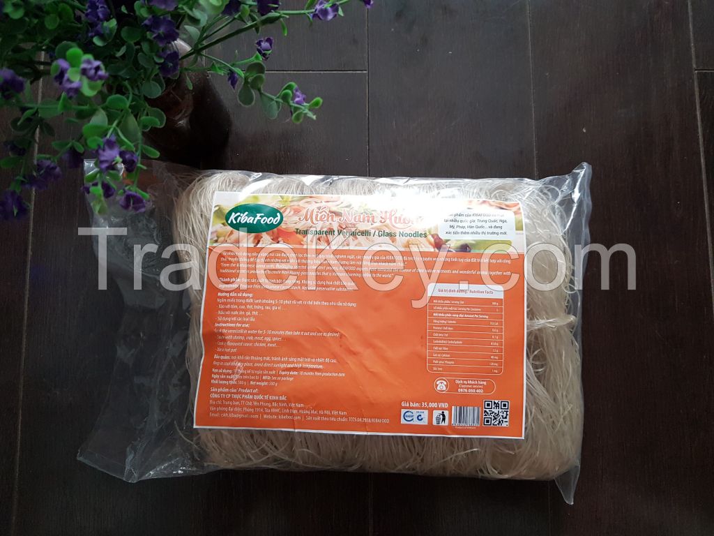 Mien Kibafood - Transparent Vermicelli 500g per bag