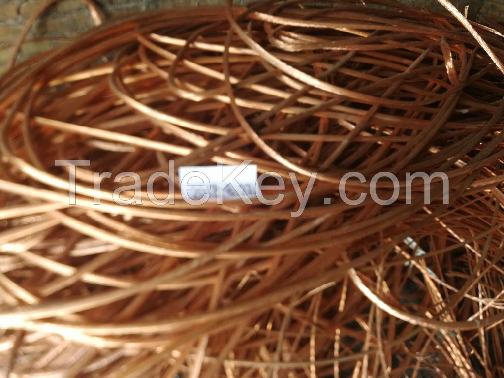 Copper wire scrap purity 99.95%-99.98% factory direct supply