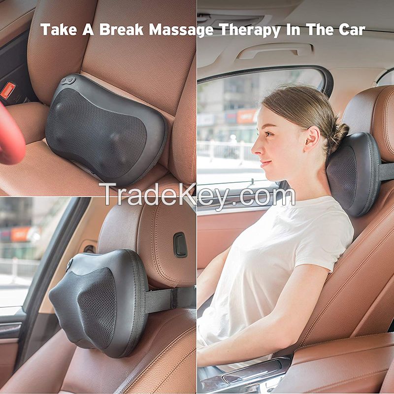 Shiatsu Car Home Neck Shoulder Massager Massage Pillow with Heat