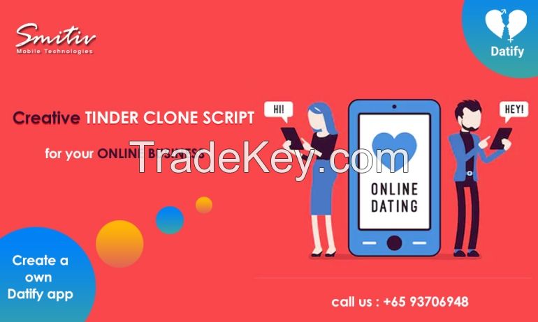 Dating app develpoment - Datify | Tinder clone | Tinder clone script