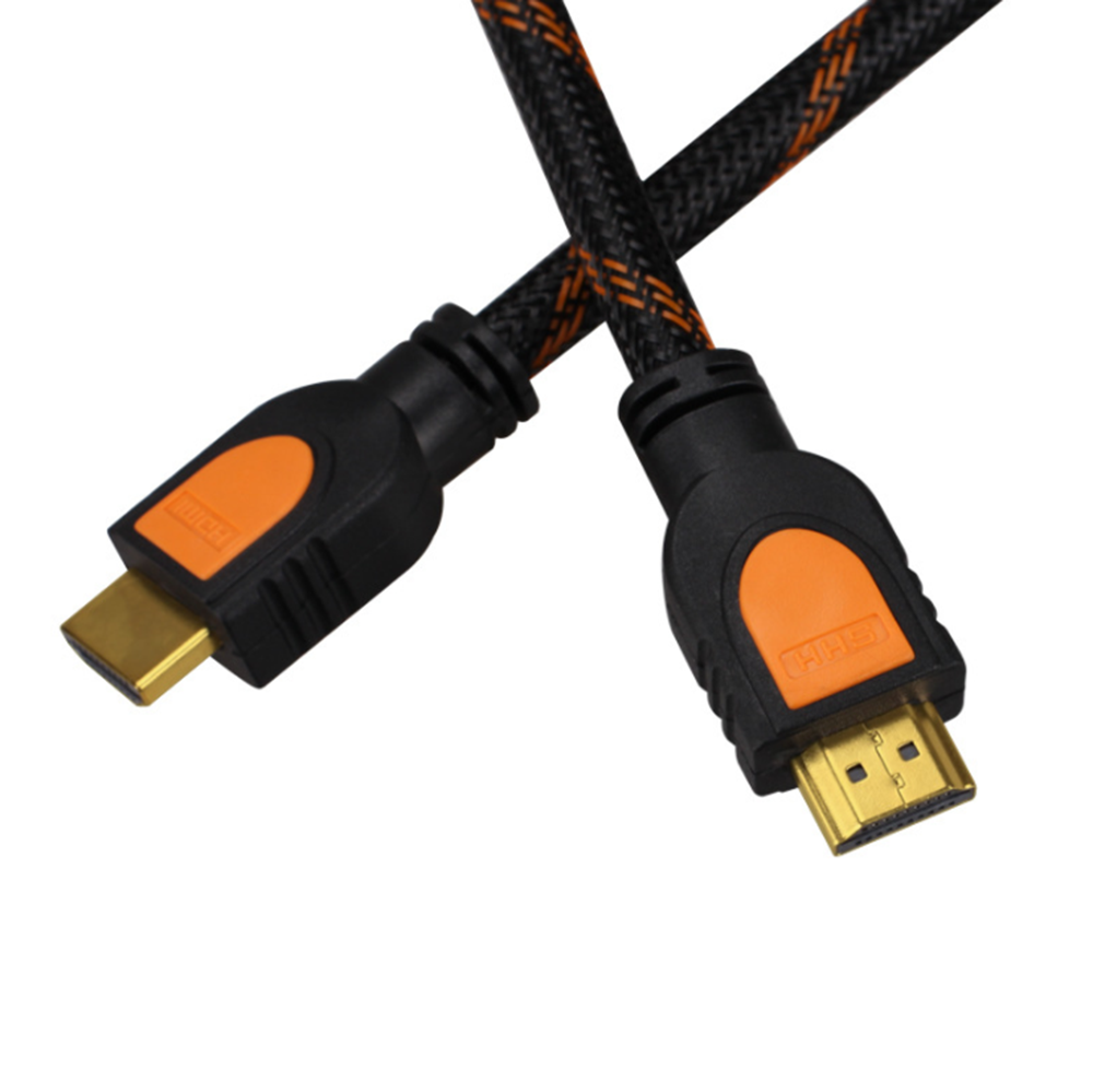 Braided Ultra HD HDMI Cable V2.0 High Speed 2160p 4K 3D CHROME HDTV Gold