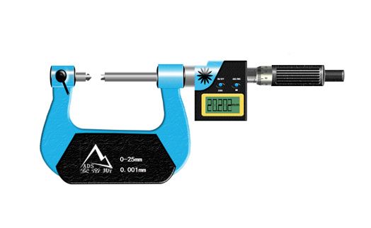 High Precision Digital Micrometer For Thread Flank Measurement Ip Protection Waterproof Data Output