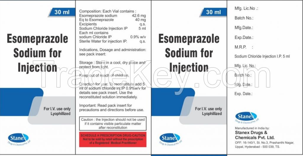 Esomeprazole Sodium Injection