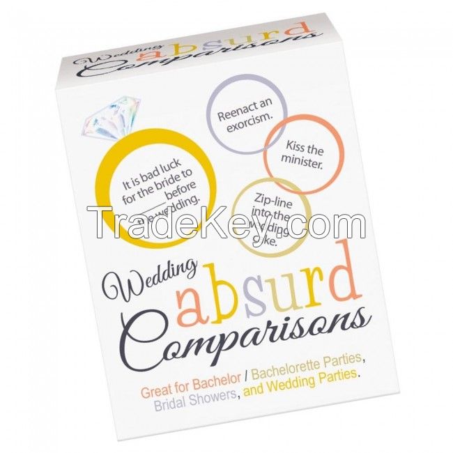 Hens Night Games - Wedding Absurd Comparison Game at A$18.95