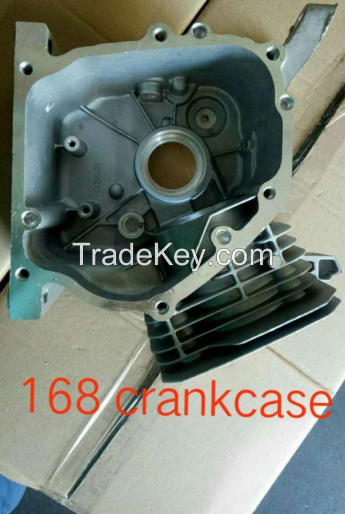 Crankcase GX160 GX200 168F Gasoline Engine Spare Parts, 5.5hp 6.5hp