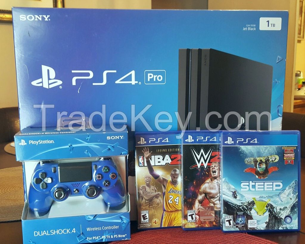  PROMO OFFER SALES BUY 2 GET 1 FREE SONY PLAYSTATION 4 PRO CONSOLE 1TB PS4 CONSOLE + 30 Games 4 Controllers + Wireless Headset