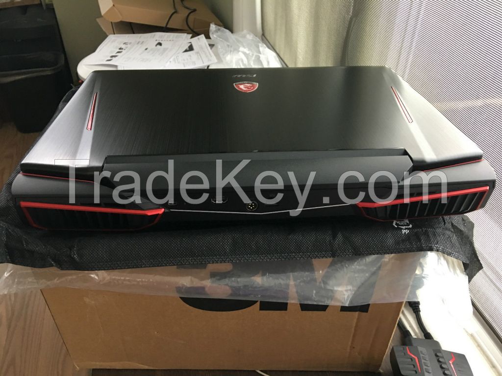 2017 MSI GT83VR TITAN SLI-212 18.4" Hardcore Gaming Laptop Core i7-7920HQ GTX 1080 SLI 64GB 1TB NVMe SSD + 1TB Mech KB VR Ready 