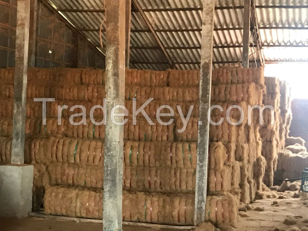 Coconut coir fiber, coconut shell, coconut shell charcoal