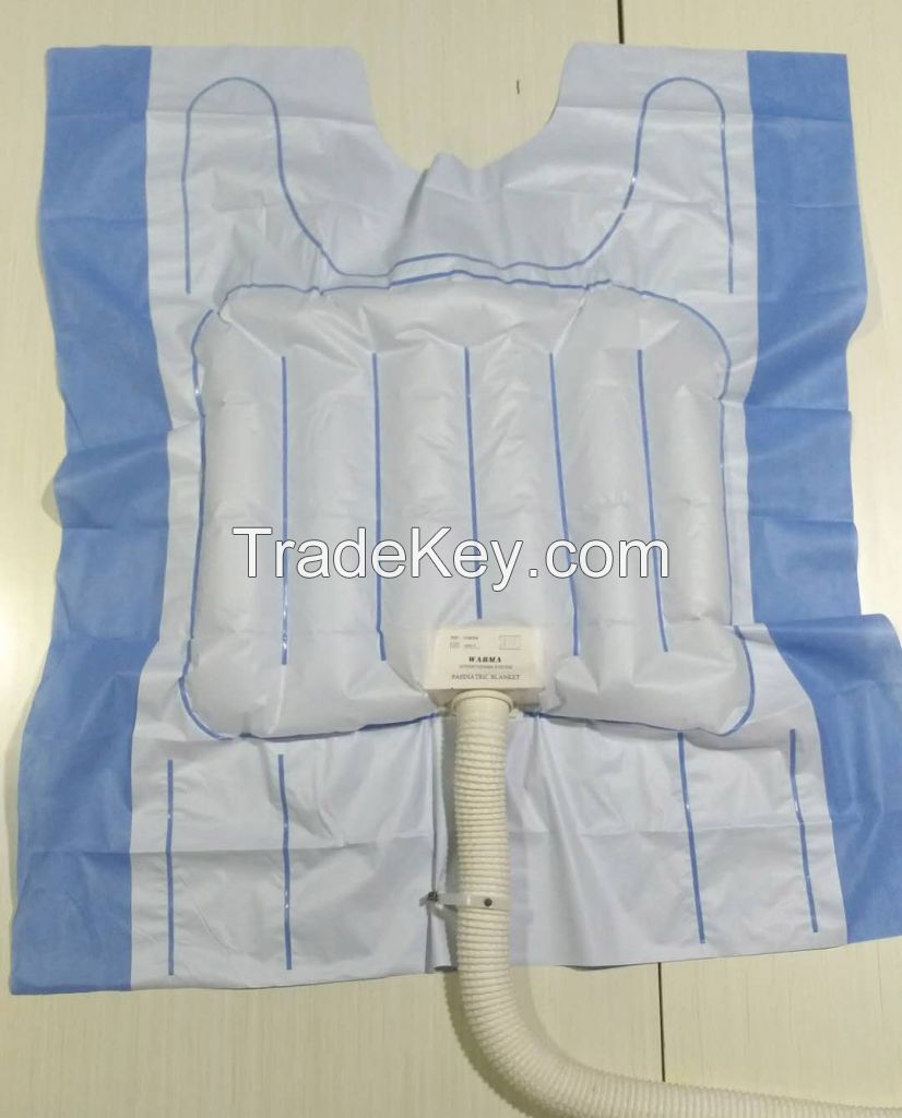 Disposable Surgical Infant Full Body Forced-Air Warming Blanket For Operation Room