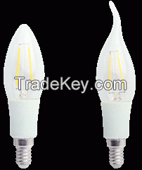 High Quality E26/e27/b22/e14 Led Candle Light/ Filament Led Candle Light