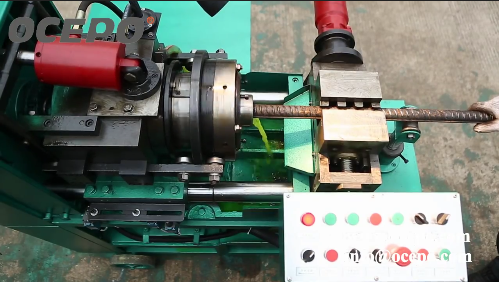 Automatic Rebar Thread Cutting Machine For Threading Upsetting Bar