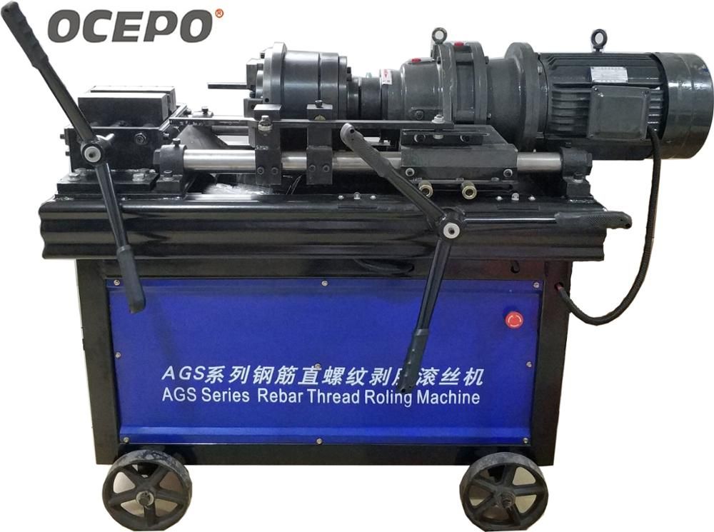 Construction Machinery Rebar Thread Rolling Machine for Making Straight Screw