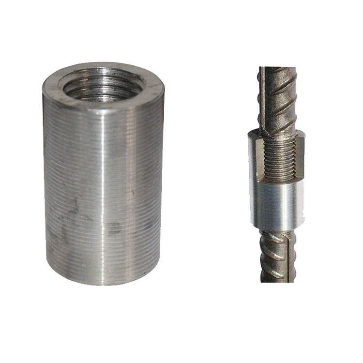 Construction Real Estate Building Material 45# Steel Connection Splicing Rebar Coupler Price