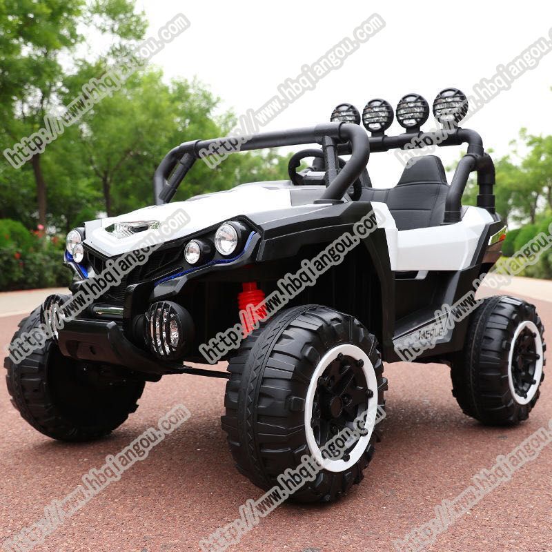 popular kids car fashion model double drive music cool light children electric toy car