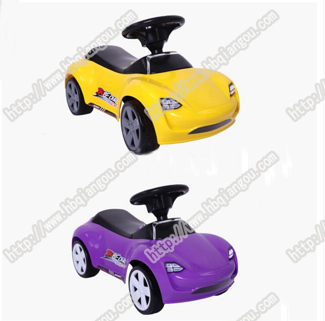 colorful style early education music kids ride toys baby swing car