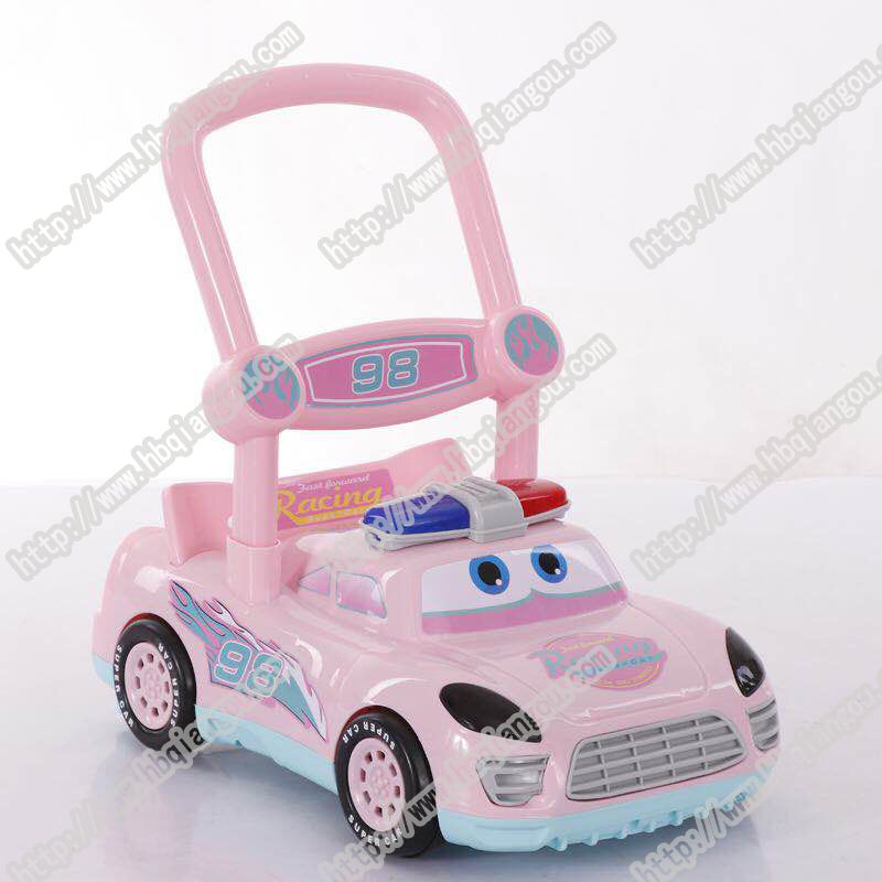 colorful appearance help baby walk early education music kid electric walker car