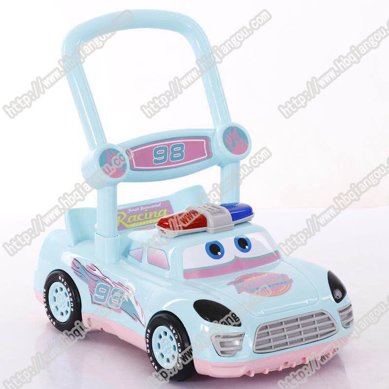 colorful appearance help baby walk early education music kid electric walker car