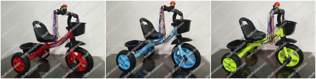 hot sale fashion modeling simple style kids ride high quality tricycle