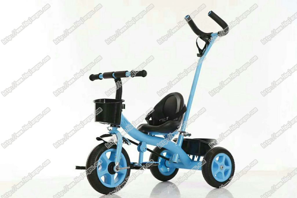 hot sale plastic material children trike with handle pedal kids tricycle