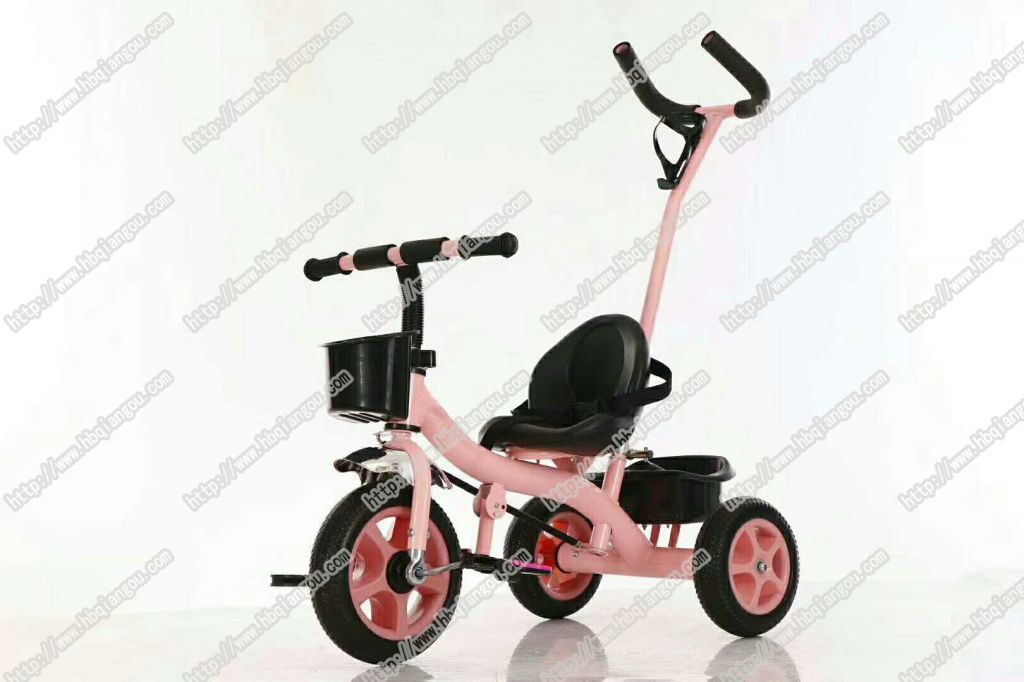 hot sale plastic material children trike with handle pedal kids tricycle