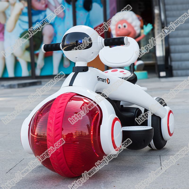 cool modeling double drive bright light bluetooth remote control kids electric motorcycle