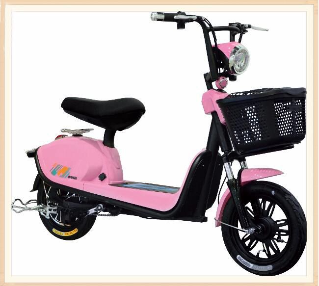 Princess Model Pink Color Lady   s Electric City Bike Bicycle with Long Distance Riding